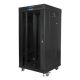 Lanberg FF01-6622-12BL 22U Freistehendes Rack Schwarz