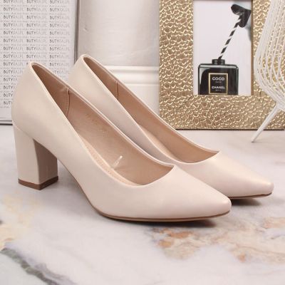 11. Sergio Leone W SK403C Beige Perlenpumps