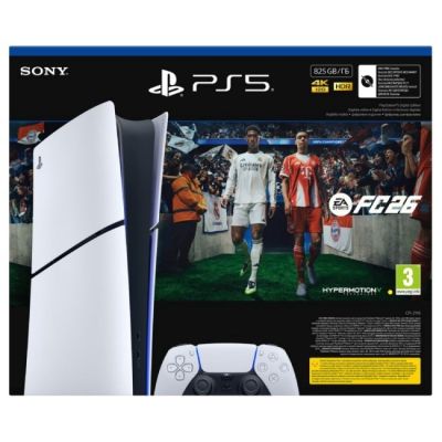 11. Sony PlayStation 5 Digital 825 GB + EA Sports FC26 Konsole