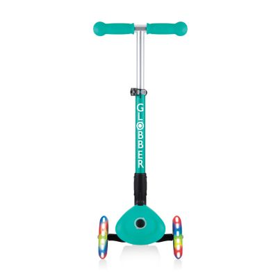 7. Globber Faltbarer 3-Rad-Scooter Lights Emerald Green Jr 437-107