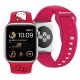 4. Hello Kitty Silikon-Kitty-Kopfband für Apple Watch 38/40/41 mm – rot