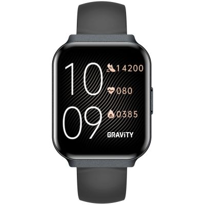 7. Smartwatch Gravity Schwarzes Armband + Armband GT44-5