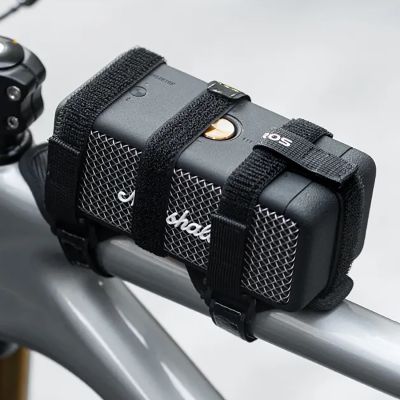 5. Rockbros 50210064001 Fahrradgurt mit Klettverschluss für Bluetooth-Lautsprecher oder Wasserflasche, Schwarz
