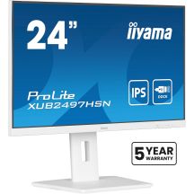 LCD-Monitor 23,8" iiyama ProLite XUB2497HSN-W2 60,5 cm 1920 x 1080 Pixel Full HD LED Weiß
