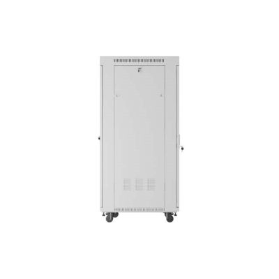 18. LANBERG Standschrank 19" 32U 600x800 Graue Glastür LCD (Flatpack) V2