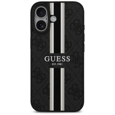 3. Guess 4G MagSafe-Hülle mit Printstreifen für iPhone 17 – Schwarz
