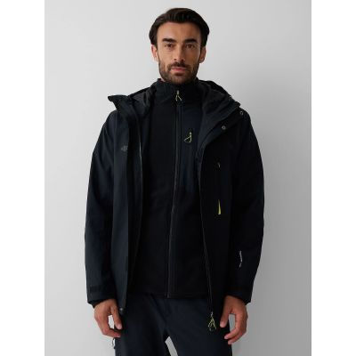 4. Herren-Trekkingjacke 3-in-1 Membran 10000 4F 4FRAW26TTJAM1354-20S