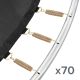 13. REBEL ACTIVE TRAMPOLINE PRO 12FT/366CM, NETZ, LEITER RBA-8003