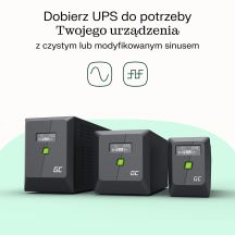 GREEN CELL USV POWERPROOF 480W/750VA REINES SINUS-SYSTEM