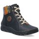 Rieker 55040-00 bequeme schwarze Damen-Ankle-Boots