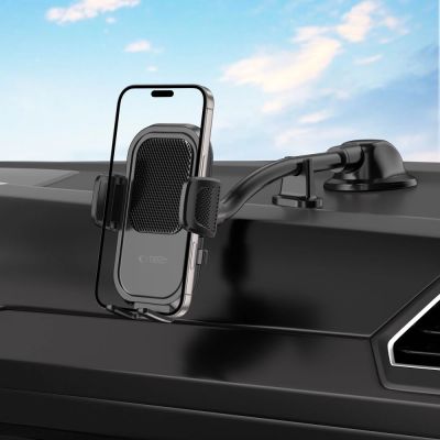 8. Tech-Protect V8 Autohalterung für Armaturenbrett, Windschutzscheibe oder Lüftungsschlitze, Schwarz