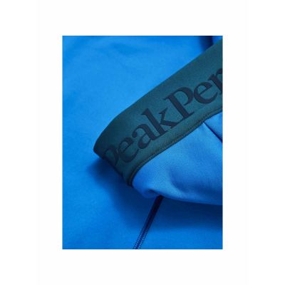 4. PEAK PERFORMANCE M Rider Essentials Zip Hood blau