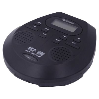 2. Discman mit automatischer Wiedergabefortsetzung und Anti-Shock-Funktion DMP-395B, schwarz