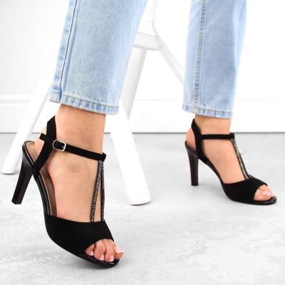 7. Sergio Leone W SK438 Wildledersandalen Schwarz