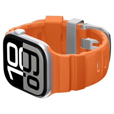 9. Spigen WBS2 Armband für Apple Watch 44 / 45 / 46 / 49 mm - Orange