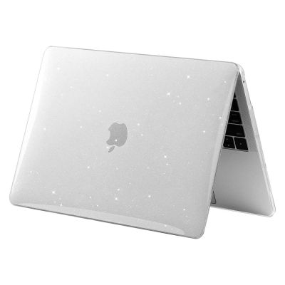 2. Tech-Protect SmartShell Hülle für MacBook Air 13" M2 / M3 / 2022-2024 - transparent und glitzernd