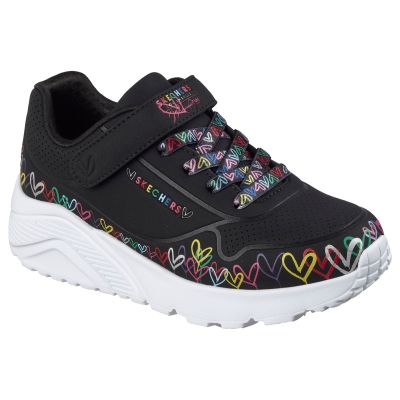 Skechers UNO LITE HEART CRAZE Kinder-Sneaker 314091L BKMT