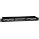 EmiterNet Panel 19" 24xRJ45 STP cat.6 (1U) mit Ablage