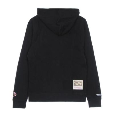 2. Mitchell & Ness NBA Cropped Logo Chicago Bulls Hoodie Schwarz