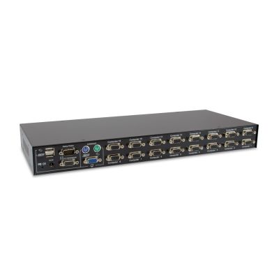 2. PS/2-USB-VGA-KVM-Switch (16 Ports)