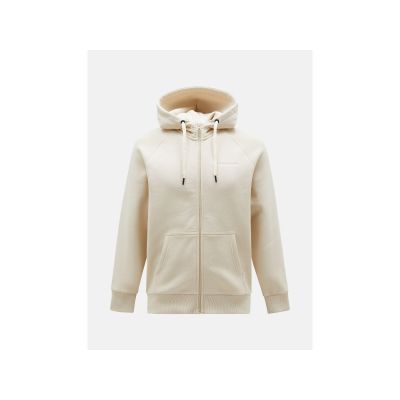 Peak Performance M Original Small Logo Zip Hood Sweatshirt, beige