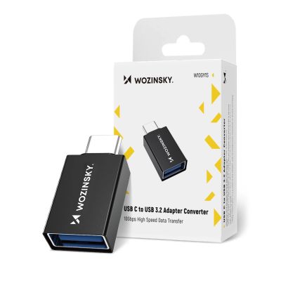 2. Wozinsky W10GY1S USB-C - USB-A 3.2 10Gb/s Adapter - Schwarz