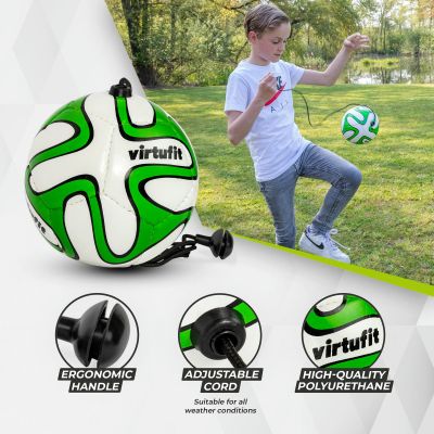 9. VIRTUFIT FUSSBALLTRAINER - BALL MIT SEIL
