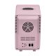2. Mini-Kühlschrank mit LED-Schminkspiegel ELLE Home ESDAFX08PUEU 8L lila