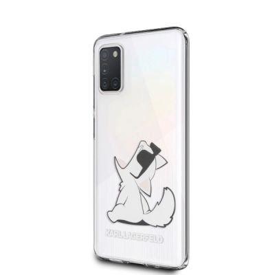 Karl Lagerfeld Choupette Fun Case für Samsung Galaxy A31 - Transparent