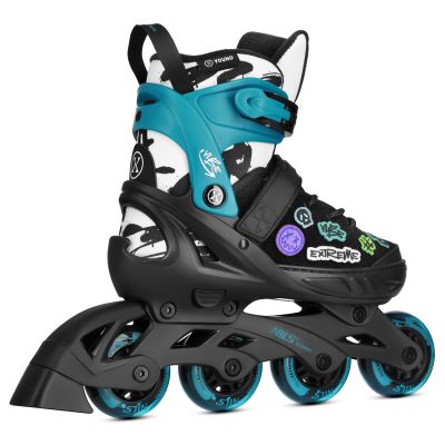 5. NA2053A VIBE TÜRKIS ROLLERSKATE GRÖSSE M (37-40) NILS EXTREME