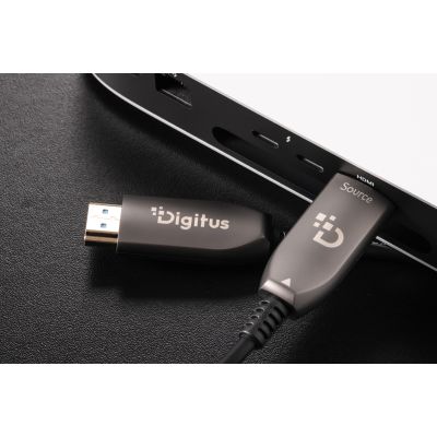 12. Digitus Hybrid-Glasfaser-HDMI-Kabel AOC, UHD 8K, 100 m