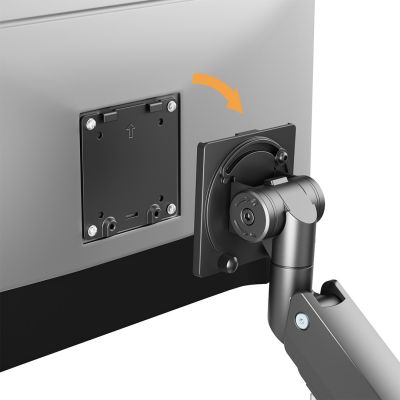 5. MACLEAN Tischhalterung für LCD-Monitore 17-57", 27 kg, VESA MAX 200x200, Doppelarm MC-968