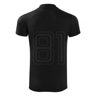 2. Malfini Victory M MLI-21701 schwarzes Poloshirt
