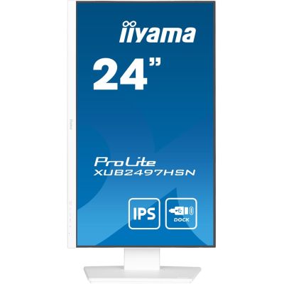 3. LCD-Monitor 23,8" iiyama ProLite XUB2497HSN-W2 60,5 cm 1920 x 1080 Pixel Full HD LED Weiß
