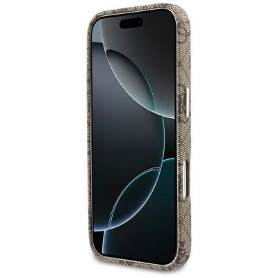 5. Guess 4G Script MagSafe Hülle für iPhone 17 - Braun