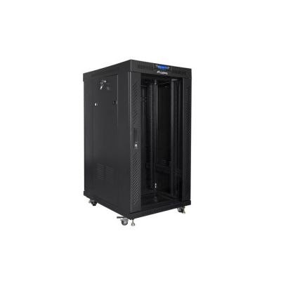 5. Lanberg FF01-6822-12BL 22U Rack, freistehend, schwarz
