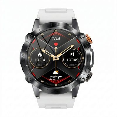 4. Smartwatch Gravity Black 2 Armbänder GT20-8