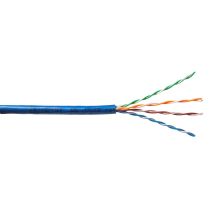Emiter Net UTP (U/UTP) Cat.5e-Kabel, Litze, 4x2x24 AWG, PVC, blau