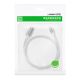 11. Ugreen US288 60130 USB-A / USB-C QC 3.0 3A 0,5 m Kabel – weiß