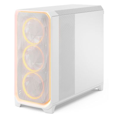 4. Fractal Design Meshify 3 XL Ambience Pro RGB Clear Tint White ATX-Gehäuse