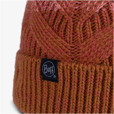 Mütze BUFF KNITTED & FLEECE BEANIE MASHA CINNAMON – Einheitsgröße