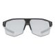 2. Uvex 5330812216 Unisex Halbrand-Sportbrille, schwarze Wechselgläser