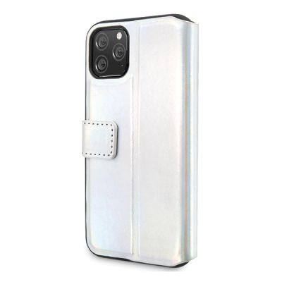 5. Guess, GUFLBKN65BLD iPhone 11 Pro Max Silber/Silberbuch schillernd