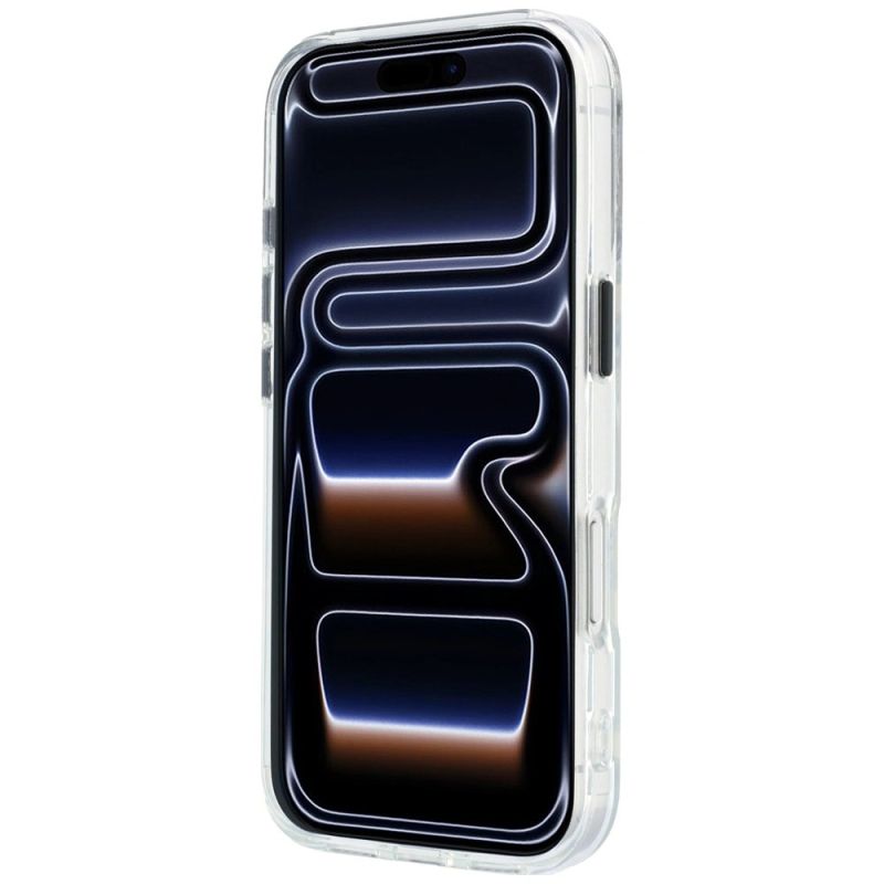 5. BMW M IML MagSafe Hülle mit glänzendem Metalllogo und Zierleisten für iPhone 18 Pro Max / 17 Pro Max – Transparent