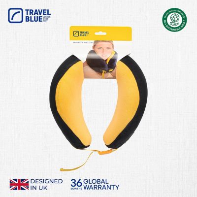 7. TRAVEL BLUE HOHES CLOUD-REISEKISSEN AUS MEMORY-SCHAUMSTOFF