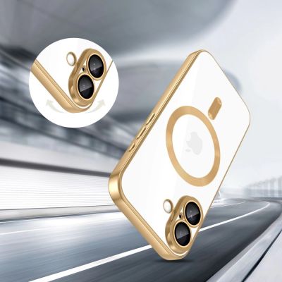 5. Tech-Protect MagFlex MagSafe Case für iPhone 17 - Transparent Gold