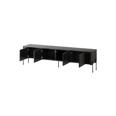 2. TV-Schrank VERA 190x40x50 schwarz matt