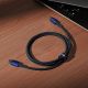 14. Baseus Tungsten Gold USB-C / USB-C 100W Kabel 1m - Marineblau