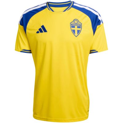 2. adidas Schweden Heimtrikot 26 für Herren, gelb und blau, JM5814