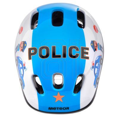 3. Meteor KS06 S 17443 Fahrradhelm 48-52 cm Polizei